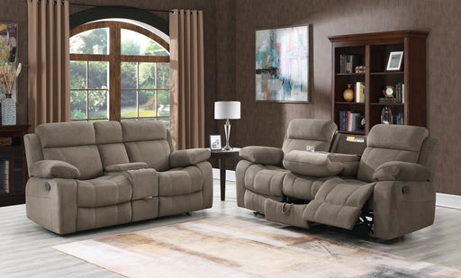 Myleene Upholstered Tufted Living Room Set Mocha image