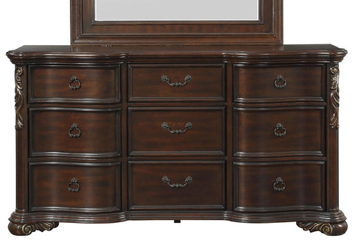 Homelegance Royal Highlands 9 Drawer Dresser in Rich Cherry 1603-5 image