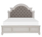 Homelegance Baylesford King Upholstered Panel Bed in Antique White 1624KW-1EK* image