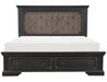 Bolingbrook King Upholstered Storage Platform Bed in Coffee 1647K-1EK* image