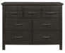 Homelegance Blaire Farm Dresser in Saddle Brown Wood 1675-5 image