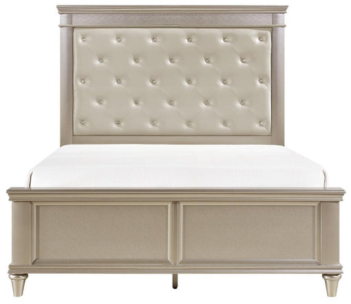 Homelegance Celandine Full Panel Bed in Pearl/Silver 1928F-1* image