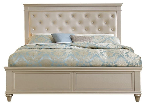 Homelegance Celandine King Panel Bed in Pearl/Silver 1928K-1EK* image