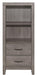 Woodrow Pier/Tower Nightstand in Gray 2042NB-10 image