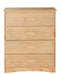 Homelegance Bartly 4 Drawer Chest in Natural B2043-9 image