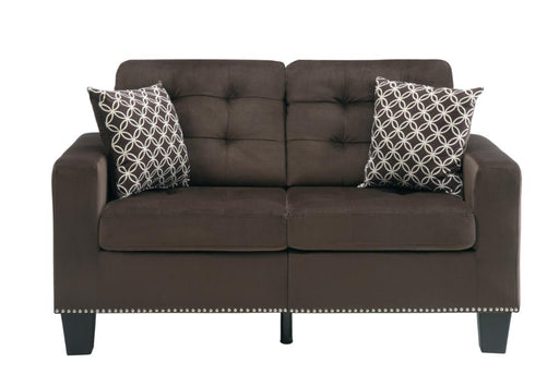 Homelegance Furniture Lantana Loveseat in Chocolate 9957CH-2 image