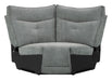 Homelegance Furniture Tesoro Corner Seat in Dark Gray 9509DG-CR image